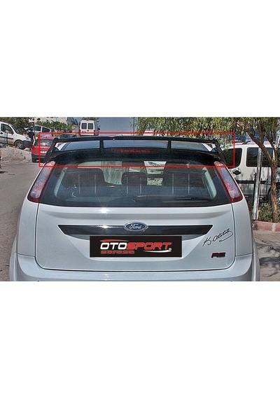Ford Focus 2 - 2.5 Rs Spoyler Fiberglass Boyasız
