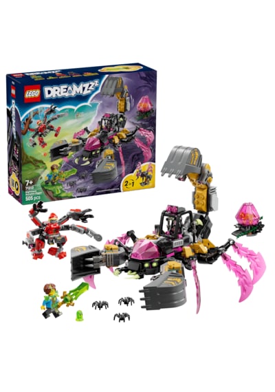LEGO® DREAMZzz™ Kabus Akrep Kazıcı 71513 – 7 Yaş ve Üzeri Çocuklar için 3 Minifigür İçeren Yaratıcı Oyuncak Yapım Seti (505 Parça)