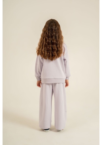 U.S. Polo Assn. Kız Çocuk Baskılı Mor Uzun Kol Eşofman Takımı Us2731-c-v2 Us2731-c-v2