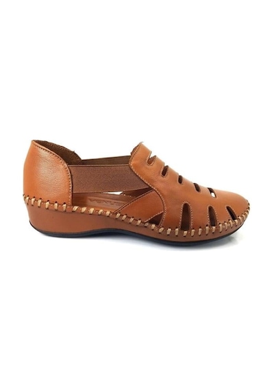 Venüs 18791395 Günlük Hakiki Deri Bayan Sandalet-taba Taba