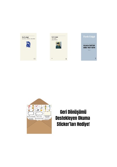 Biçimler, Renkler, Sözcükler + Van Gogh - Yüz Yıl Sonra + Hakkâri'de Bir Mevsim Bez Ciltli + Okuma Sticker'ları