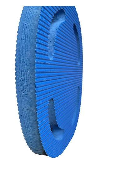 Yüzme Tahtası Mavi Oval 39x31x4 Cm Kalınlık Mavi