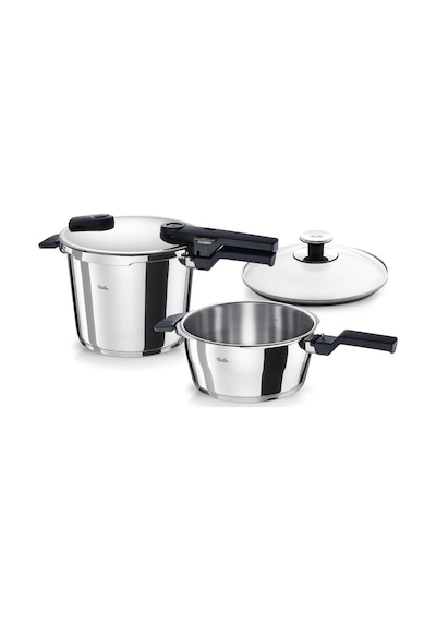Fissler Vitaquick Glossy 6+3,5lt Düdüklü Tencere Gri