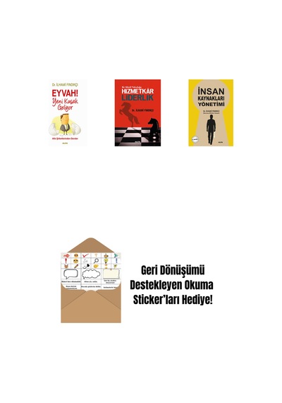 Eyvah Yeni Kuşak Geliyor + Hizmetkar Liderlik Cep Boy + İnsan Kaynakları Yönetimi + Okuma Sticker'ları