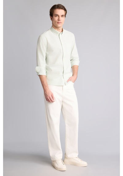 Defacto %100 Pamuk Regular Fit Polo Yaka Oxford Basic Uzun Kollu Gömlek A8028ax26autr368 Turkuaz-tr368 Defacto %100 Pamuk Regular Fit Polo Yaka Oxford Basic Uzun Kollu Gömlek A8028ax26autr368 Turkuaz-tr368