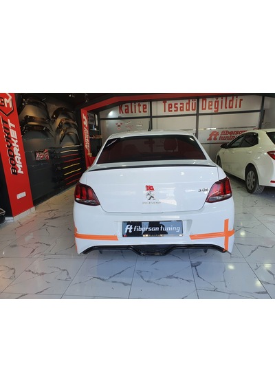 Peugeot 301 ( 2012-17) Arka Tampon Eki--fibersan Tuning