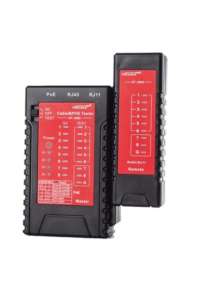 Noyafa Nf-468s Rj45-rj11-poe Destekli Çok Fonksiyonlu Ağ Telefon Kablosu Test Cihazı