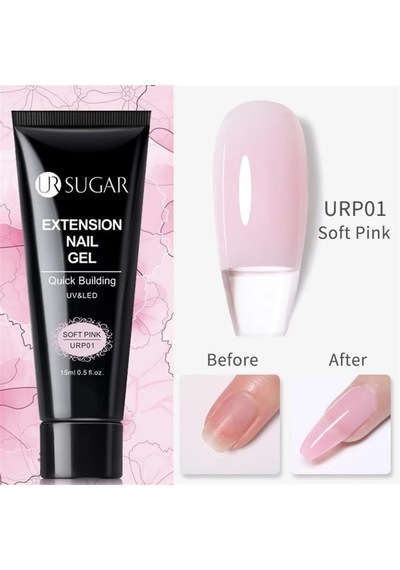 Ursugar Poly Extension Gel Soft Pink Urp01 49154-1