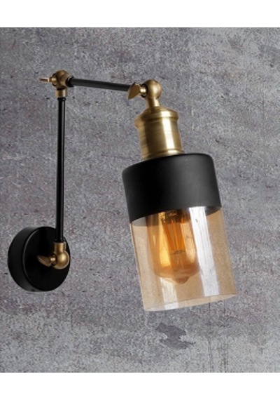 Riolight Retro,vintage,rustik Eskitme Mafsallı Camlı 1xe27 Duylu