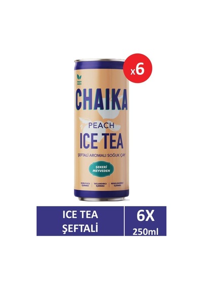 Chaika Şeftali Ice Tea 250 Ml X 6 Adet