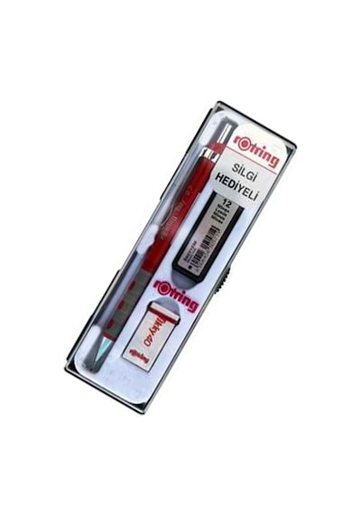 Rotring Okul Seti Versatil + Min Silgi 0.7 MM Kırmızı  Ro-K
