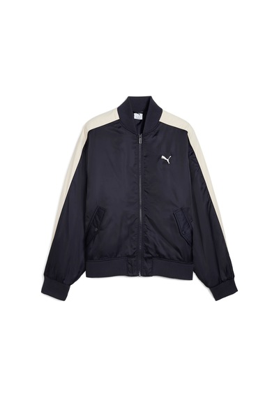Puma T7 Bomber Kadın Lacivert Günlük Stil Ceket 63347816 1696051 Mavi
