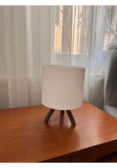Modern Lüks Yatak Odası Abajur-475 Beyaz