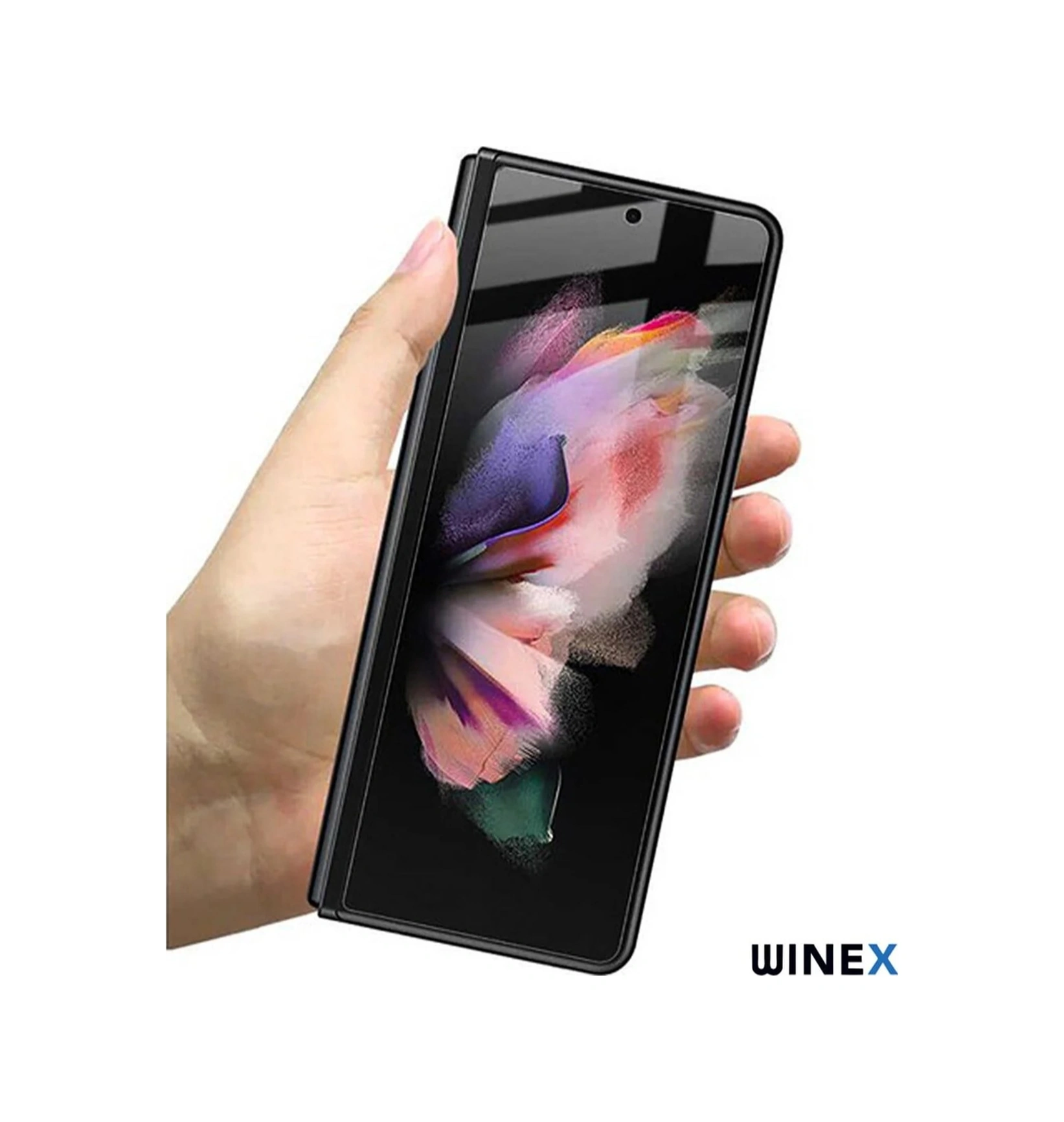 Samsung Galaxy Uyumlu Z Fold 2 5g İç Ekran Mat Darbe Emici Hd Koruyucu Kaplama