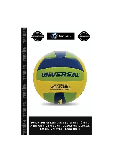 Delux Serisi Kampüs Sporu Hobi Ürünü Açık Alan Voit 1untpcv302-unıversal Cv302 Voleybol Topu No:5 Çok Renkli
