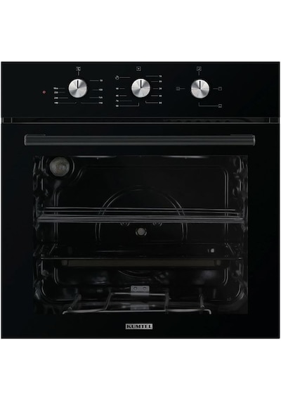 Kumtel B66-S2 MT - KO-40 TAHDF - DA6-830 Siyah Cam Ankastre Set