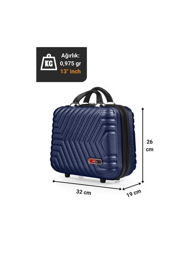 G&D Polo Suitcase Abs Seyahat Makyaj Çantası