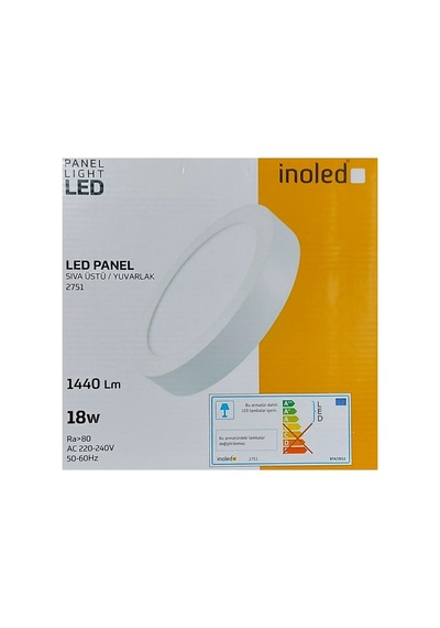 İnoled 18 W Sıvaüstü Spot Lamba 6500k Beyaz
