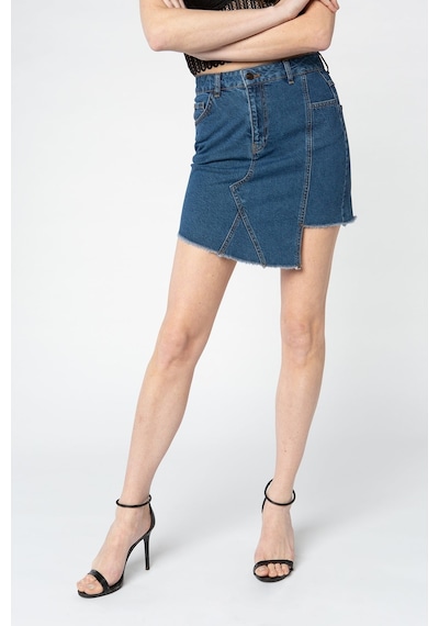 Vigoss Kadın Denim Etek 50403-70178 Mavi