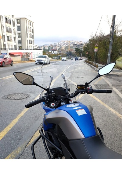 Motocam Cf Moto 650 Mt Ön Cam 2016-2026 Model 56cm Şeffaf Renkli 4mm