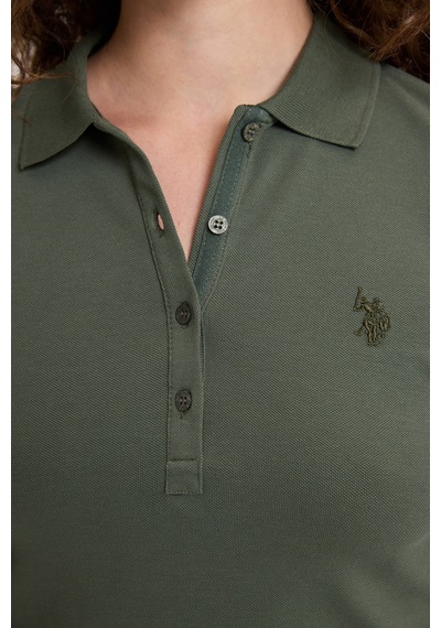 U.S. Polo Assn. Kadın Yeşil Basic Sweatshirt 50326760 Vr017 Cımen Yesılı