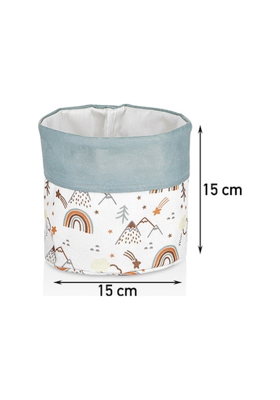 Serstil Rainbow Serisi Silindir Mini Sepet - 15 X 15 Cm Gökkuşağı