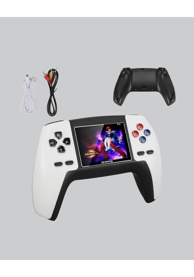 520 Klasik Oyunlu P5 Controllerview Retro Konsol Şarjlı, Ergonomik Tasarım