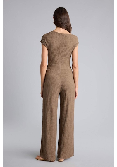 Defacto Wıde Leg Bürümcük Pantolon D3570ax26smbn229 Kahve-bn229