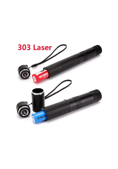 Yeşil Lazer Şarjlı 5000mw 532nm 8km Menzil Kilitli Anahtarlı 4800mah Şarjlı Pil Green Laser Pointer Siyah