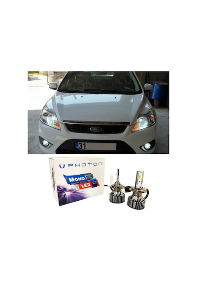 Ford Focus 2 Led Xenon Sis Farı Ampulü H11 Mono Yeni Seri Beyaz 2004-2008