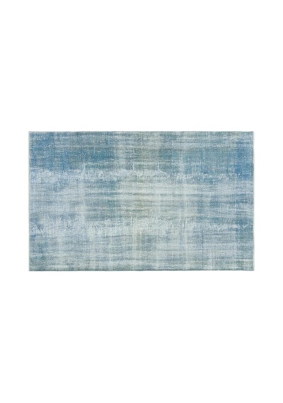 El Dokuması Vintage Yün-pamuk Mavi Halı 20040 158 X 250 Cm
