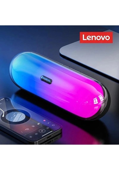 Lenovo Bluetooth Hoparlör Kablosuz Speaker Ts40 Pro Renkli Mikrofonlu Ses Sistemi Oyun Aksesuarı