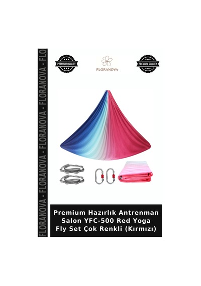Premium Hazırlık Antrenman Salon Yfc-500 Red Yoga Fly Set Çok Renkli Kırmızı