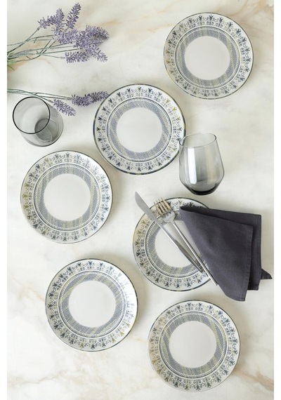 Professional Mirabella Ege Pasta Tabağı 20 Cm 6 Adet 23471 Çok Renkli