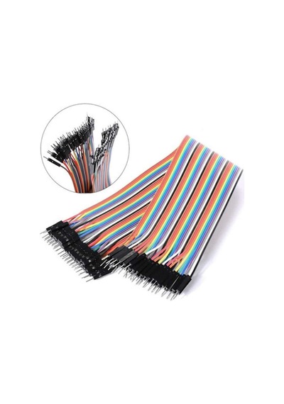 20cm 40 Pin Erkek Erkek Dupont Kablo Ayrılabilir 2.54mm 10renk Breadboard Atlama Kablosu Jumper