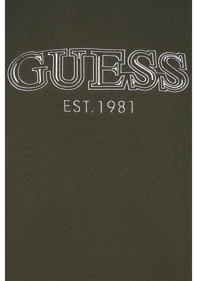 Guess Fleece Erkek Yeşil Sweatshirt M5bq08k9z21-a81u Yeşil