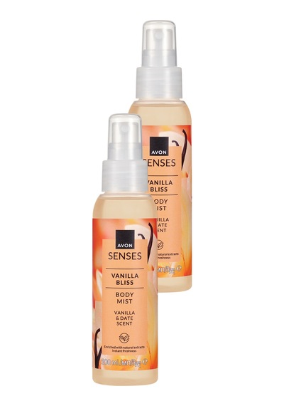 Vanilla Bliss Vanilya Ve Hurma Kokulu Vücut Spreyi 100 Ml. İkili Paket