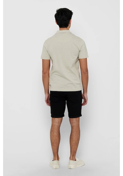 Only & Sons Erkek Onsabraham Polo Yaka T-Shirt 22019294 Taş