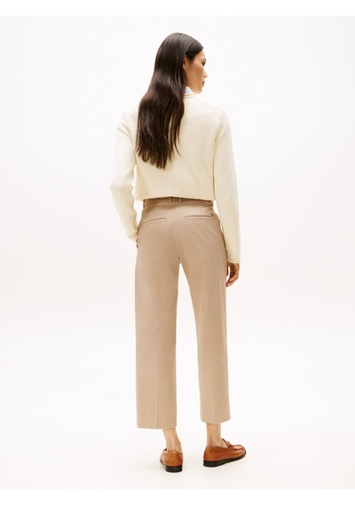 Tommy Hilfiger Co Slım Straıght Chıno Kadın Bej Pantolon - Ww0ww40504 Bej