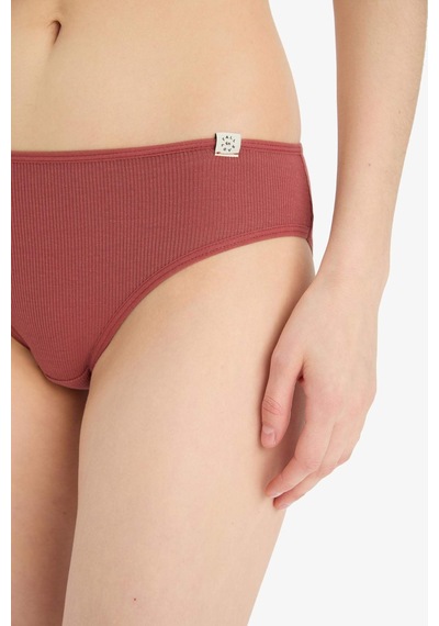 DeFacto Ribana 3'lü Slip Külot-Fall in Love D6404AX25SPBR327 Bordo DeFacto Ribana 3'lü Slip Külot-Fall in Love D6404AX25SPBR327 Bordo