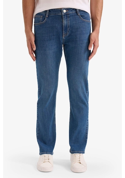 Defacto Sergio Regular Fit Normal Bel Boru Paça Jean Pantolon A6948ax26spnm28 Mavi-nm28