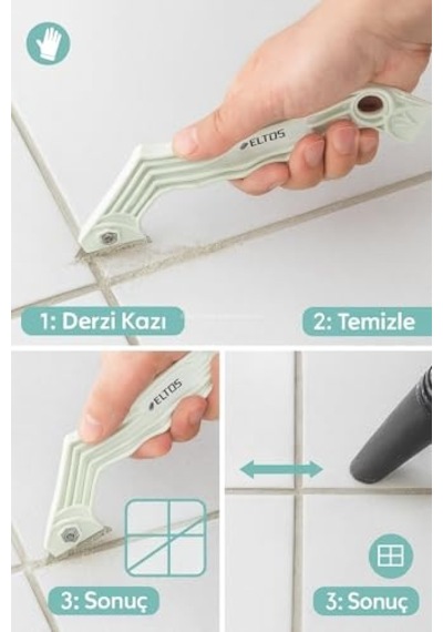 Derz Ve Dolgu Kazıyıcı, Derz Kazıma Bıçağı, Plastik Saplı, Derz Temizleme Aleti, Derz Dolgu Kazıma Aparatı