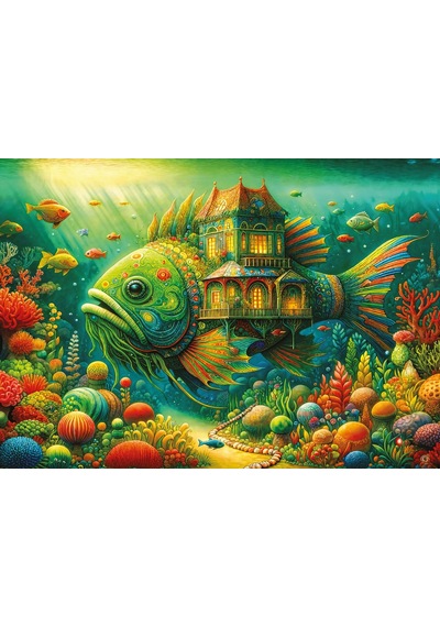 Art Puzzle Balık Ev 1000 Parça Puzzle