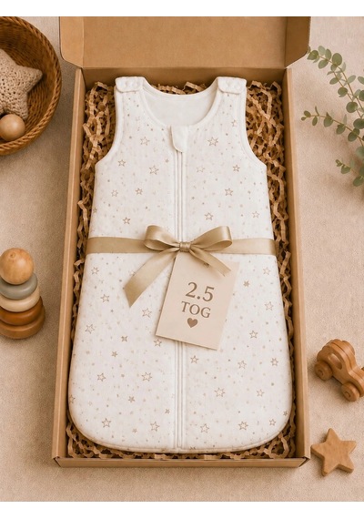 Begi 2.5 Tog Elyaflı Torba Askılı Çıtçıtlı Uyku Tulumu % 100 Pamuk Unisex