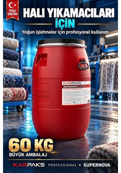Supernova Halı Yıkama Şampuanı 60kg Tekli