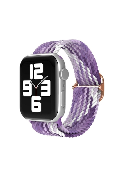 Watch 20mm Kordon - Mor-lila Açık Mavi