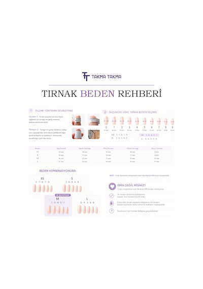 Mavi Nail Art Kısa Badem El Yapımı Jel Tırnak Kkbd-3508 M