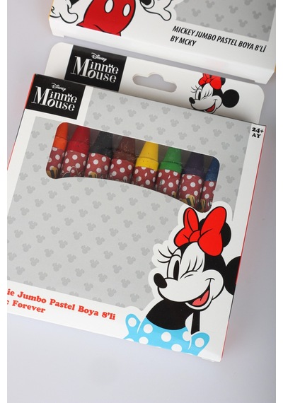 X Dekomus Lisanslı Minnie Mouse 8'li Pastel Boya Tek Adet Diğer