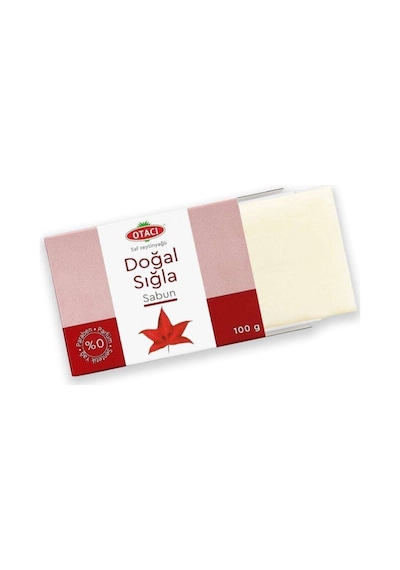Otacı Saf Zeytinyağlı Doğal Sığla Katı Sabun 100 G