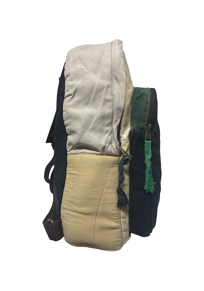 Old Cotton Cargo Kaliteli Tek Bölmeli Vintage Salaş Disayn Günlük Sırt Gezi Okul Kamp Çantası 32 Cm X 38 Cm Bej
